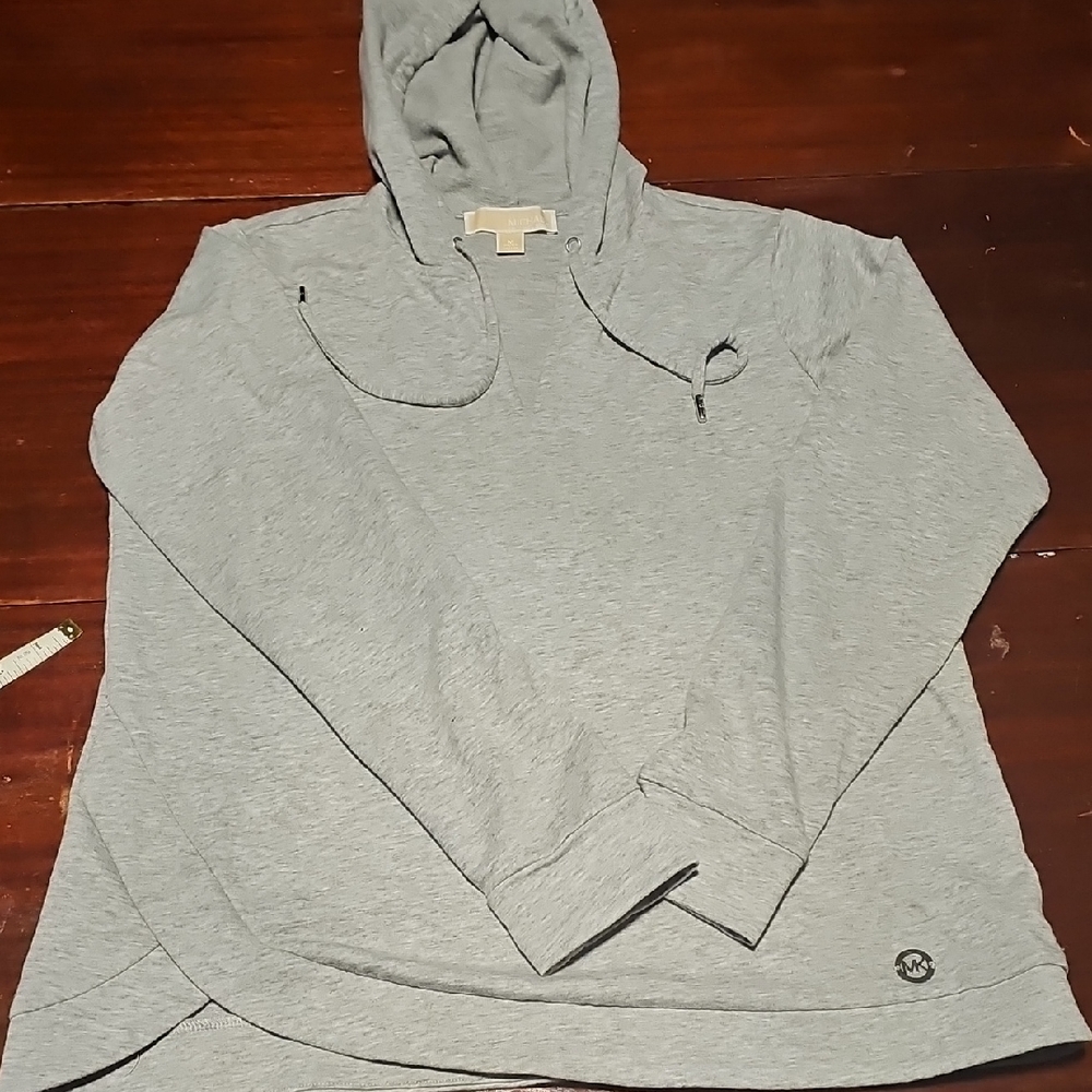 MICHAEL Michael Kors Gray V-Neck Sweater